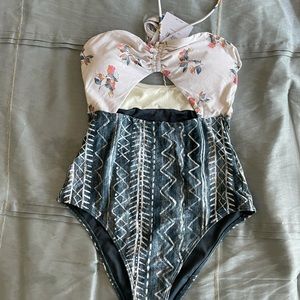 O’Neill Sayulita Althea Floral One Piece - NWT